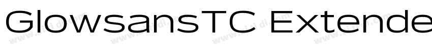 GlowsansTC Extended字体转换